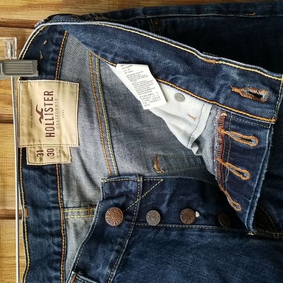 Men's Hollister Slim Straight 31x30 Jeans - Picture 5 of 9